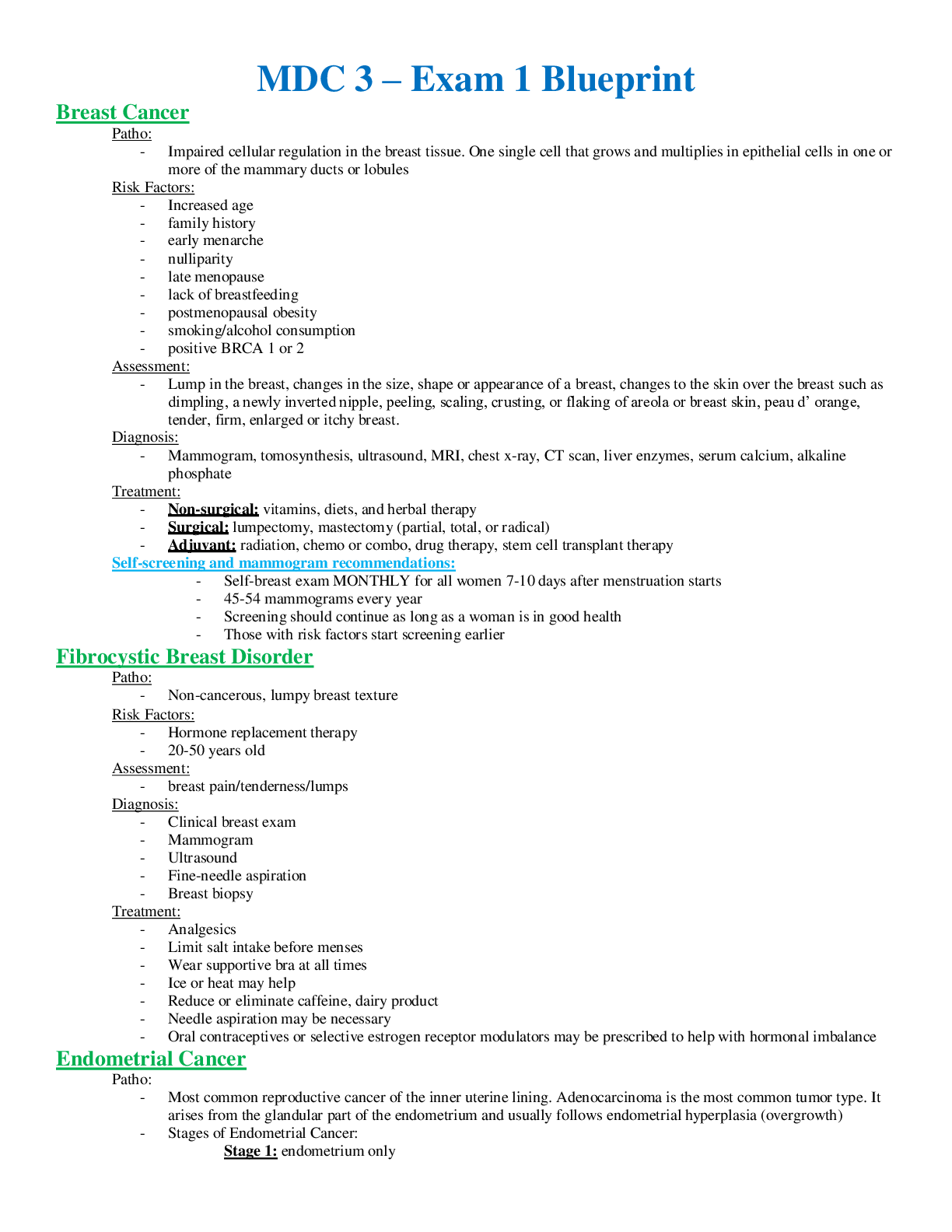 Preview image of NUR 2502 Multidimensional Care 3 Exam 1 Blueprint document